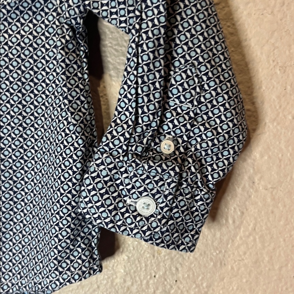 Ben Sherman Baby Boy’s Button up Pattern Shirt Size 12 Months - Picture 4 of 7